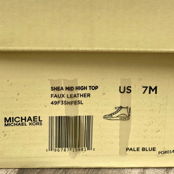 Michael Kors Shea Mid High Top Sneakers - Picture 9 of 9